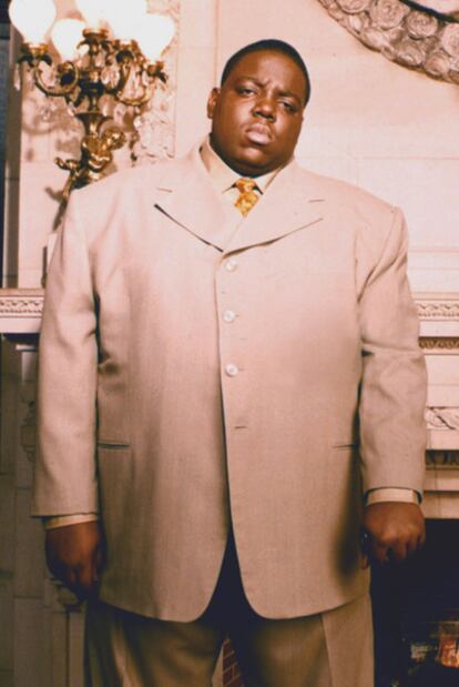 El rapero Notorious B.I.G.