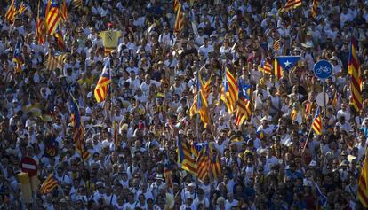 Una imagen de la Diada de Catalu&ntilde;a, el pasado 11 de septiembre. 