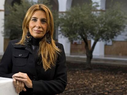 Begoña Álvarez, consejera de Justicia de la Junta de Andalucía, en Sevilla.