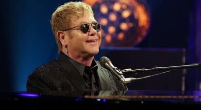 El m&uacute;sico brit&aacute;nico Elton John.