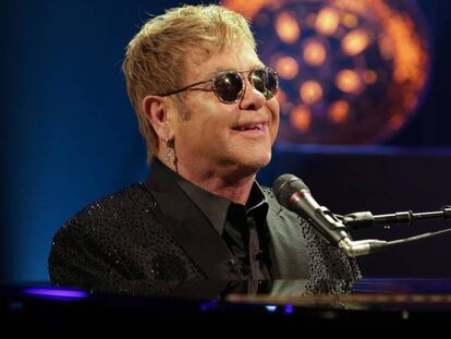 El m&uacute;sico brit&aacute;nico Elton John.