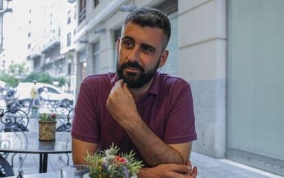 El concejal de Fiestas del Ayuntamiento de Valencia, Pere Fuset, durante la entrevista.