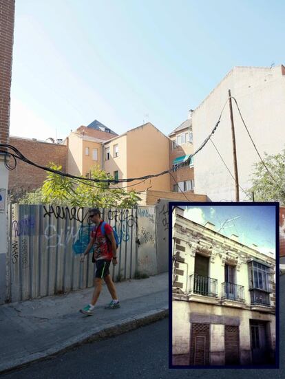 La casa de Monseñor Óscar Romero, 23, en Carabanchel, una especie de palacete de dos plantas, fue derribado hace por lo menos seis años, según os vecinos, cuando hicieron obras de remodelación en el inmueble de al lado. Tenía protección integral.