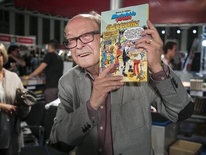 Ibáñez, padre 'Mortadelo y Filemón', en el Salón del Cómic.