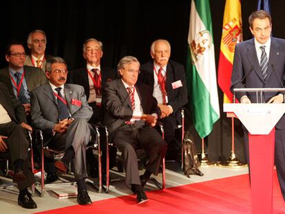 Zapatero pronuncia la conferencia de inauguración del I Encuentro Internacional de Rectores de Universia.
