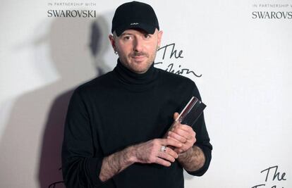 Demna Gvasalia, en los premios de la moda brit&aacute;nica del pasado diciembre.