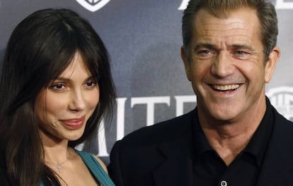 Mel Gibson y Oksana Grigorieva, en una imagen de archivo de 2010.