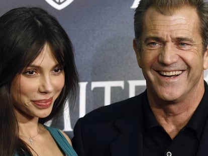 Mel Gibson y Oksana Grigorieva, en una imagen de archivo de 2010.