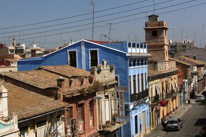 El barrio valenciano de El Cabanyal. 