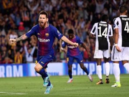El Barcelona golea al Juventus con dos tantos del argentino después de una actuación muy seria en un encendido Camp Nou