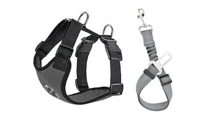 Kit de arnés y cinturón de seguridad para perros