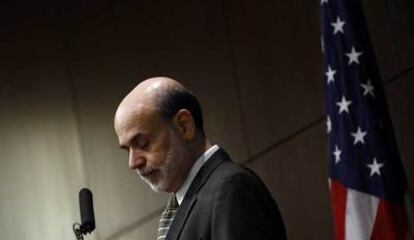 El presidente de la Reserva Federal de EE UU, Ben Bernanke