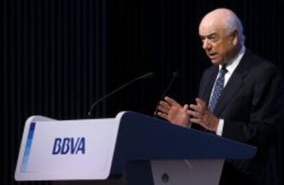 El presidente del BBVA, Francisco González.