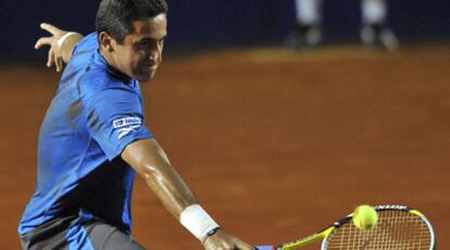 Almagro, durante el partido que le enfrentó a Ferrero en el Torneo de Acapulco.