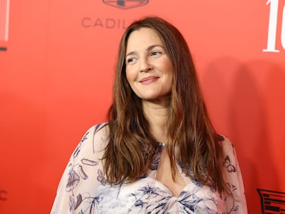 Drew Barrymore desfila en un evento de la revista 'Time' celebrado en abril de este año en Nueva York.