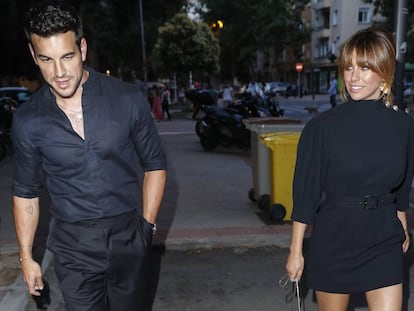 Mario Casas y Blanca Suárez, en Madrid, en julio.