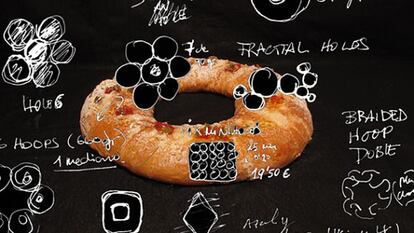 Cartel del taller de roscones creativos en Matadero Madrid.