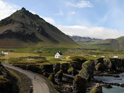 Un paisaje de Islandia.