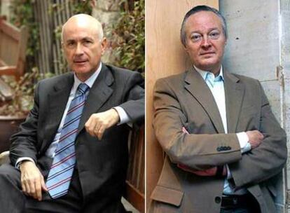 Josep Antoni Duran Lleida, a la izquierda, y Josep Piqué.