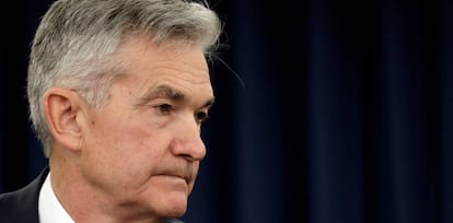 Jerome Powell en la conferencia de prensa el 19 de diciembre de 2018