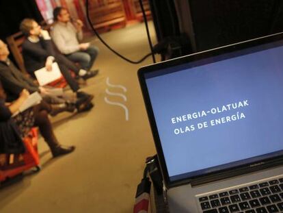 Presentación del programa 'Olas de Energía' de la capital cultural San Sebastián 2016.