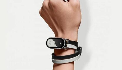 Xiaomi Smart Band con pantalla blanco y negro