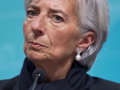 Christine Lagarde, la directora gerent de l'FMI, dijous passat a Washington.