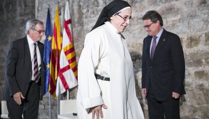 Lucía Caram amb Artur Mas el 2015.