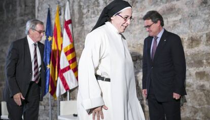 Luc&iacute;a Caram amb Artur Mas el 2015.