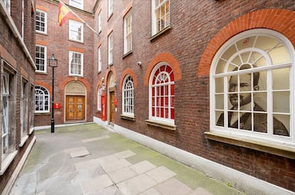 Exterior del instituto Cervantes, en Londres.