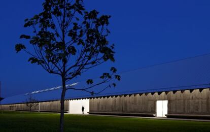 La sede del nuevo Parish Art Museum diseñada por Herzog & de Meuron en Nueva York.