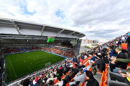 Vista general del Ekaterimburgo Arena durante el partido que ha enfrentado a Egipto y Uruguay.