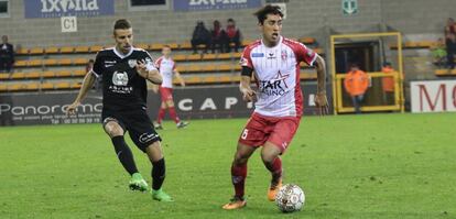 Omar Govea, durante un partido de la liga belga.