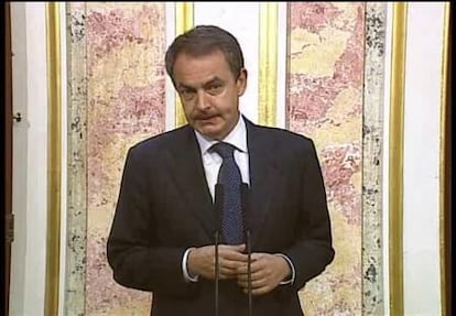 Zapatero envía un mensaje de "calma y apoyo" a Lorca