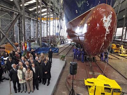 Un astillero vigués bota un aula flotante para América y África