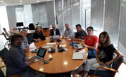 Los miembros del Consell Rector de la Corporació Valenciana de Mitjans de Comunicació.