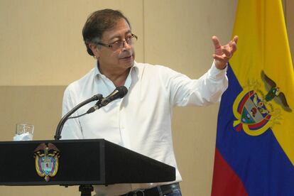 El presidente de Colombia, Gustavo Petro