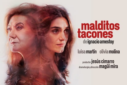 Cartel oficial de la obra de teatro 'Malditos tacones'