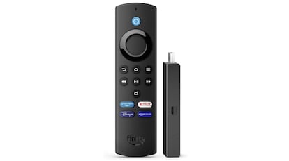 Este modelo de Fire Stick TV incluye mando por voz configurable con Alexa.