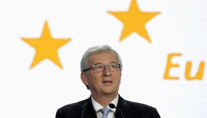 Jean-Claude Juncker, el pasado domingo en Bruselas.