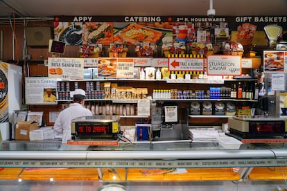 Uno de los mostradores de la tienda Zabar's, ubicada en el Upper West Side de Manhattan.
