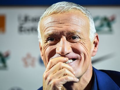 Didier Deschamps durante la presentación de la lista de convocados de Francia para el Mundial de Qatar, este miércoles.