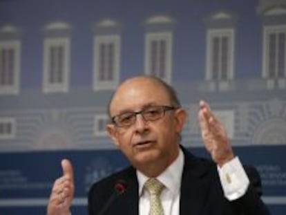 El ministro de Hacienda, Crist&oacute;bal Montoro