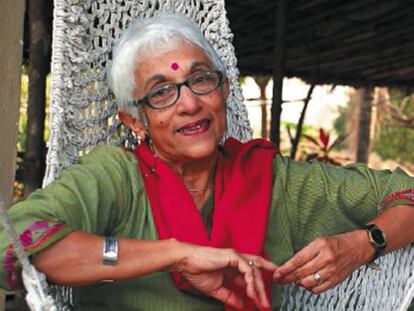 Lalita Ramdas, en su casa de Mumbai