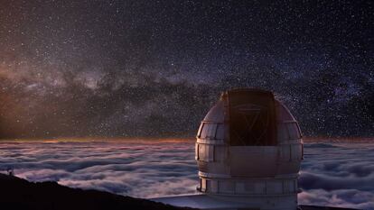 Observatorio Astrofísico del Roque de Los Muchachos, en la isla de La Palma, en Canarias.