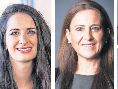 1. Carmen García (Renta 4 Gestora). 2. Ana Besada (CaixaBank). 3. Anh Lu (T. Rowe Price). 4. Basak Yavuz (Goldman Sachs).