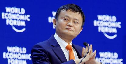 Jack Ma, en el Foro Económico de Davos.