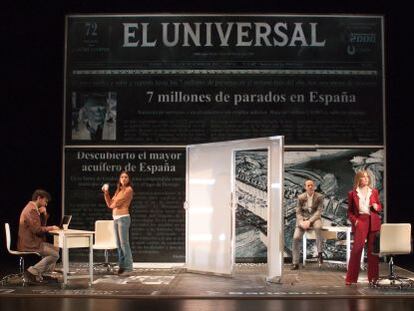 Una escena de la obra 'Última edición'.