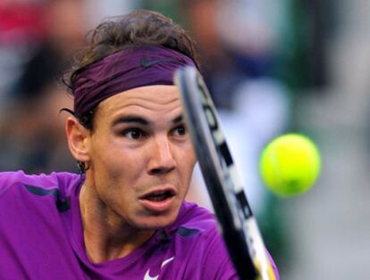 Nadal, durante el partido.