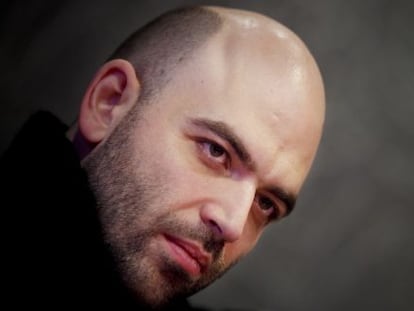 O escritor italiano Roberto Saviano.